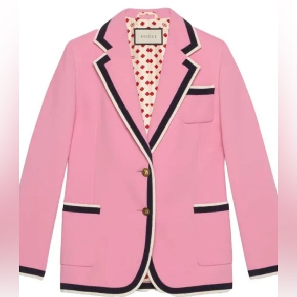 Gucci pink cady blazer women M - Picture 4 of 12